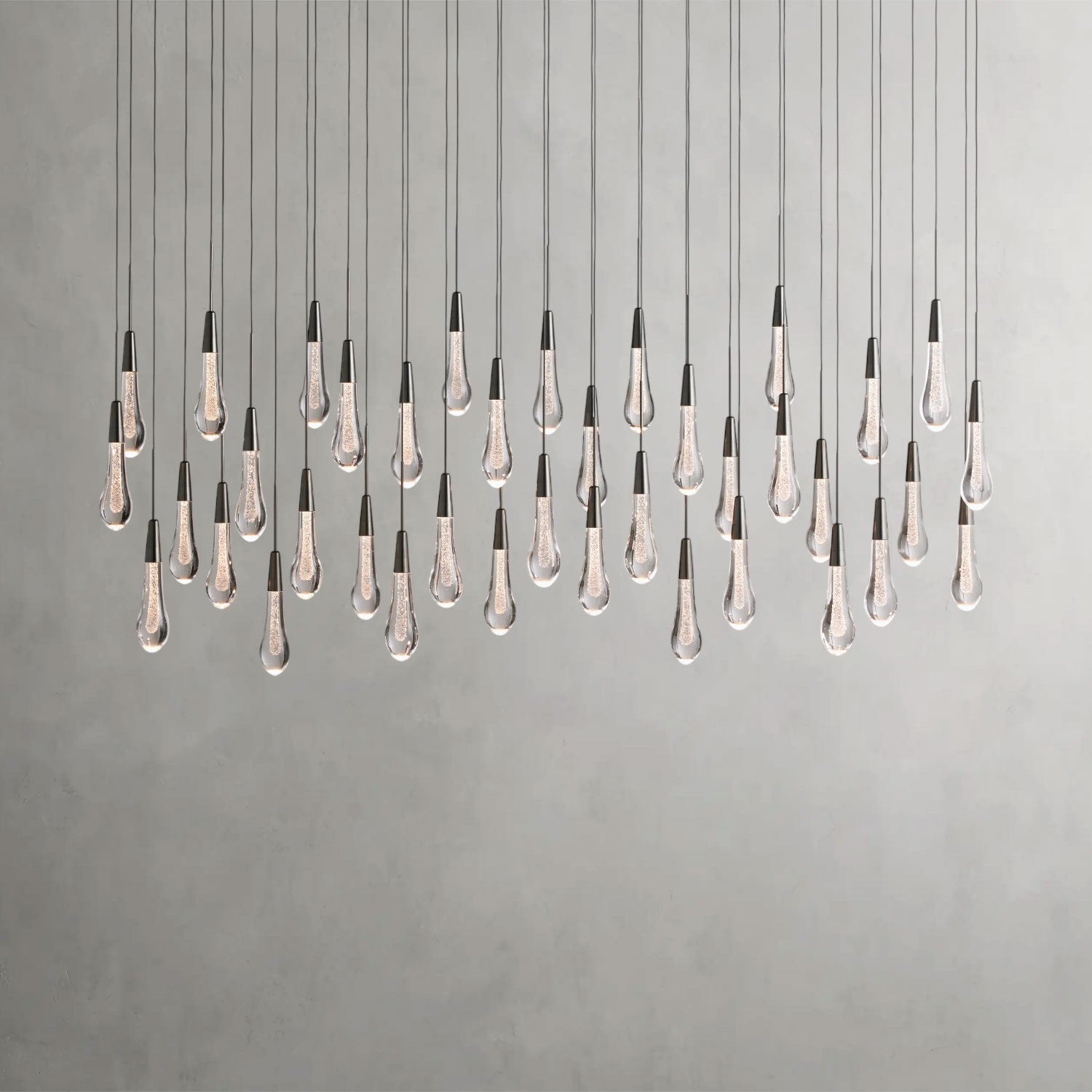 Soltaire Linear Chandelier 37", 50", 60", 70"